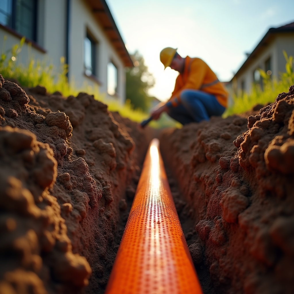 Обслуживание дренажной системы частного дома