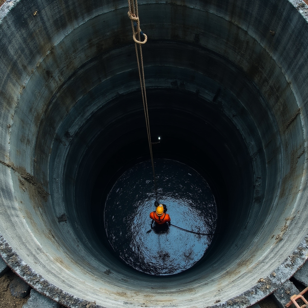 Углубление обмелевшего колодца на загородном участке